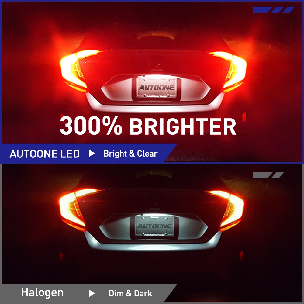 2X 1157 2057 2357 Red LED Stop Turn Signal Brake Tail Light Bulbs BAY15D 1000LM