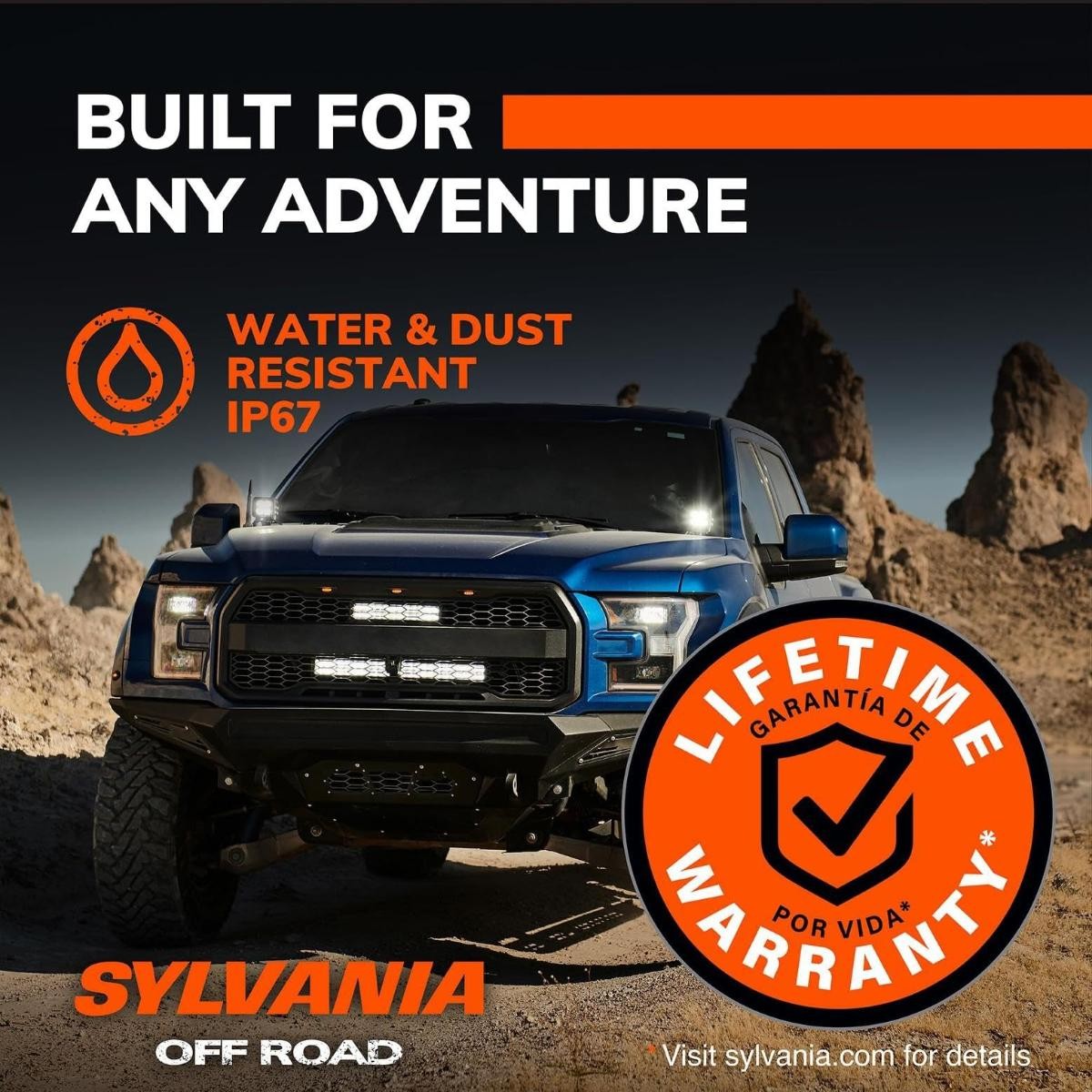 SYLVANIA – Ultra 3 Inch Cube LED Light Pod – Lifetime Limited Warranty – Spot