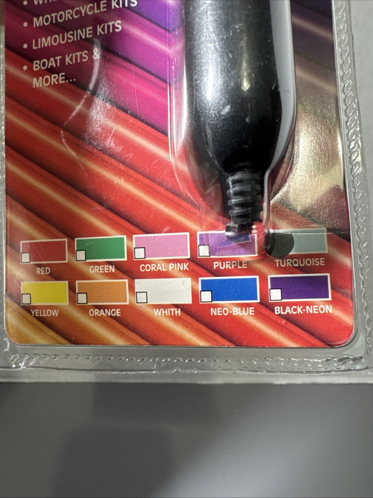 Street Glow 20” Turqoise Neon Accent Kit Tube With Built In Transformer New