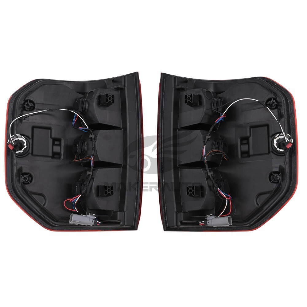 Pair LED Tail Light Lamp Left & Right for 2022-2025 Ford Maverick XLT Red Smoked