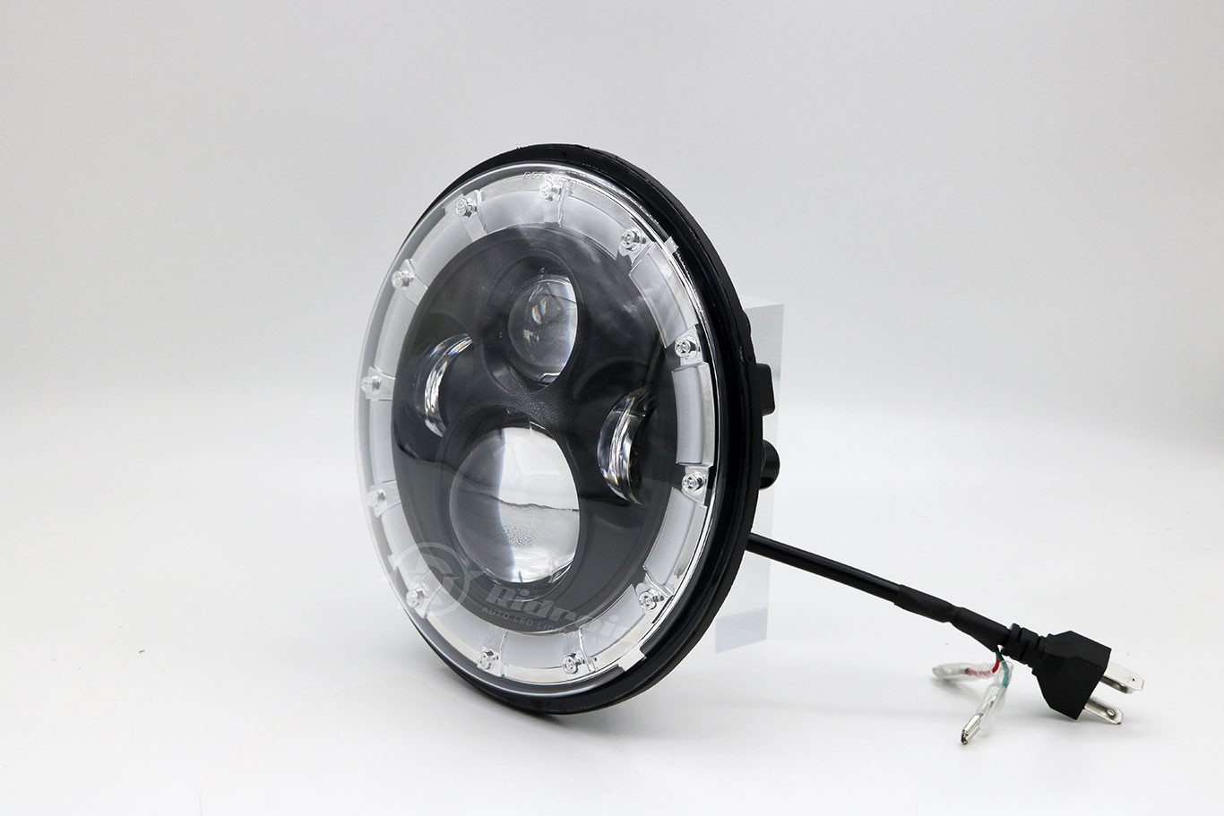 DOT 7″Inch Round Led Headlight Hi-Lo Beam Halo DRL For Ford Mustang 1965-1973