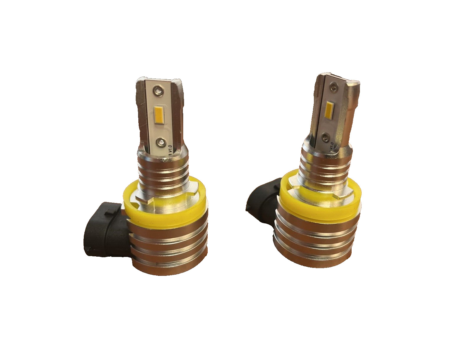 AILEO LED Fog Light Bulb H8 H16 H11 3000K Amber Yellow 8000 Lumens (2 bulbs)