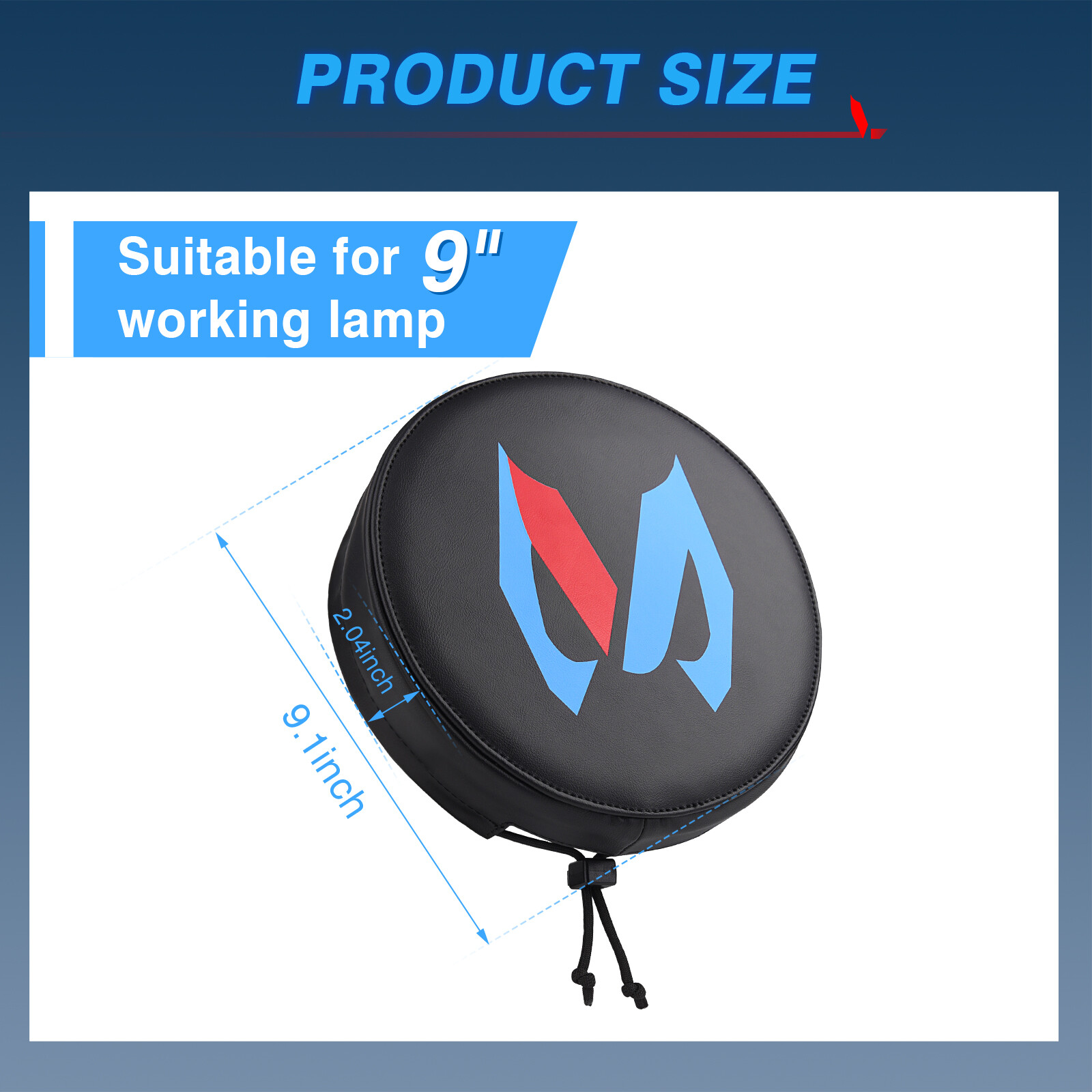 9″ Round LED Pod Covers Protective Dust Proof CapsFor Truck Jeep Off Road Light