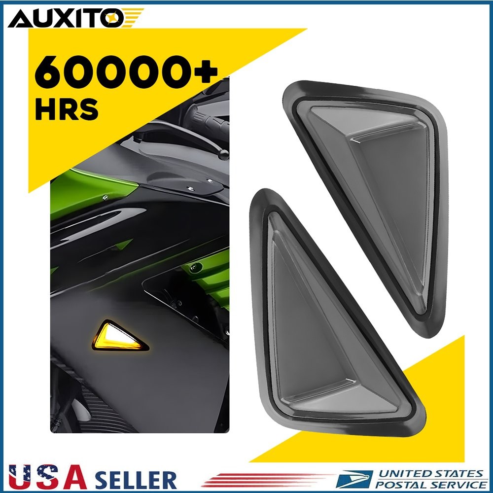 Turn Signal Light Smoke Flush Mount LED Indicator Blinker fit Yamaha R1 R6 2-10X