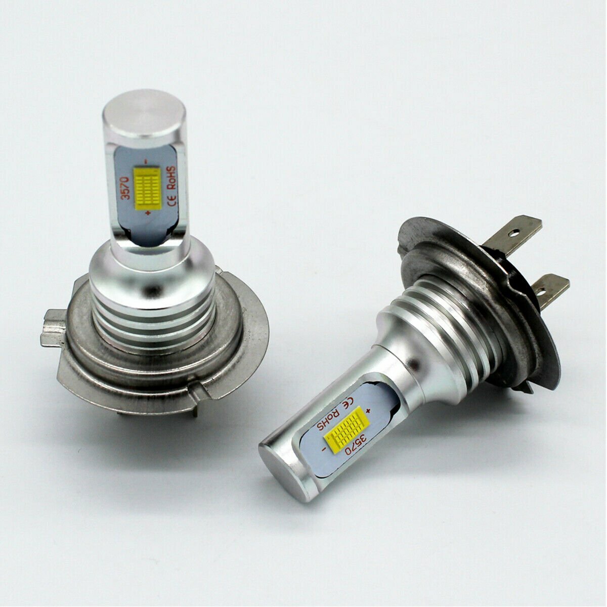 4PCS Mini H7 H11 Combo LED Headlight Bulbs High Low Beam 100W 16000LM 6000K Kit