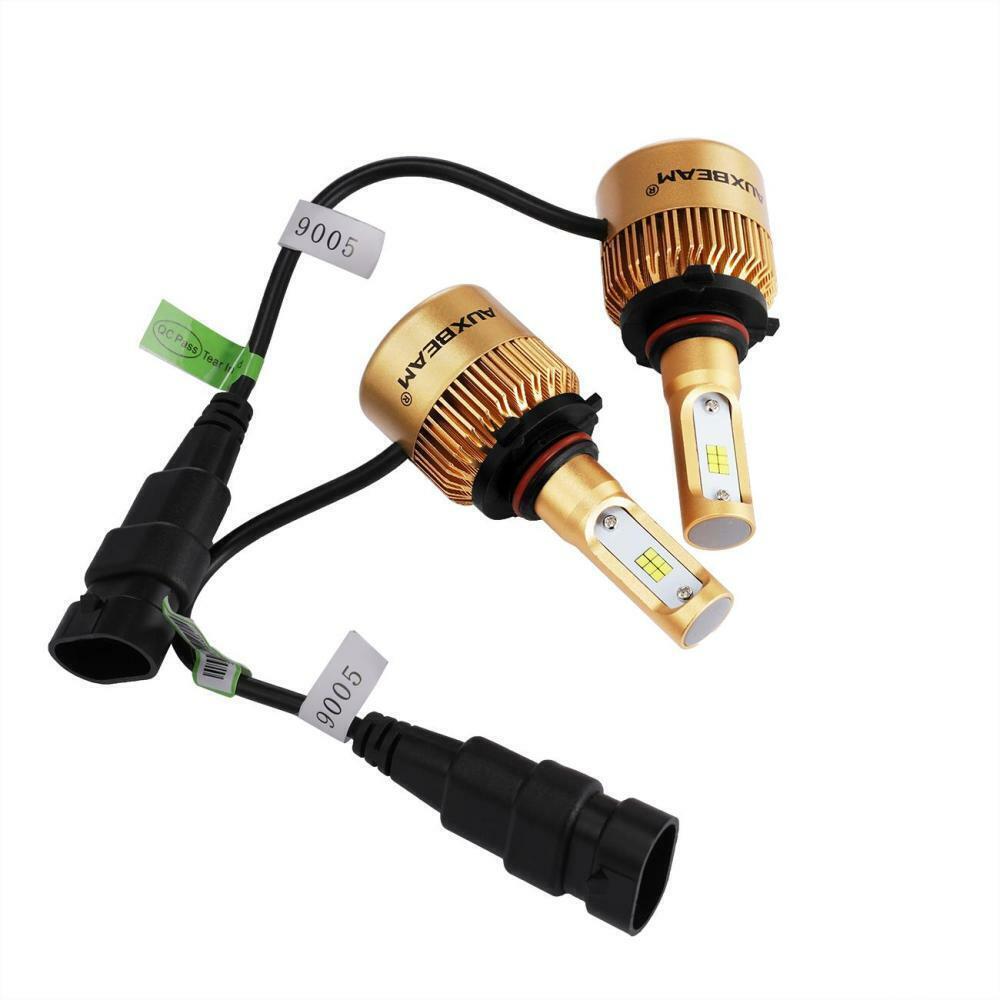 AUXBEAM 9005 LED Bulb Headlight Replacement HI/LO Beam 6000K F-S3 Series HID KIT