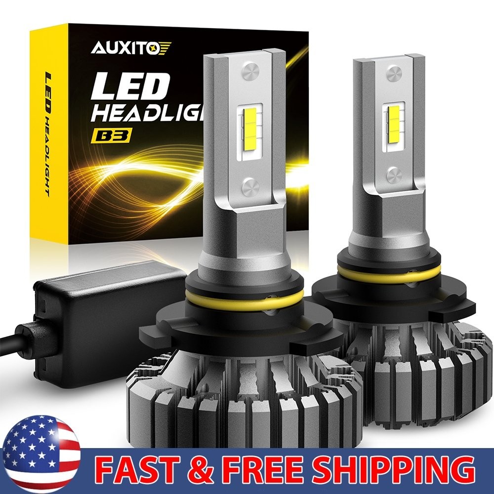 AUXITO 9006 LED Headlight High Bulb Low Beam Conversion 6500K White 20000LM 2/4X