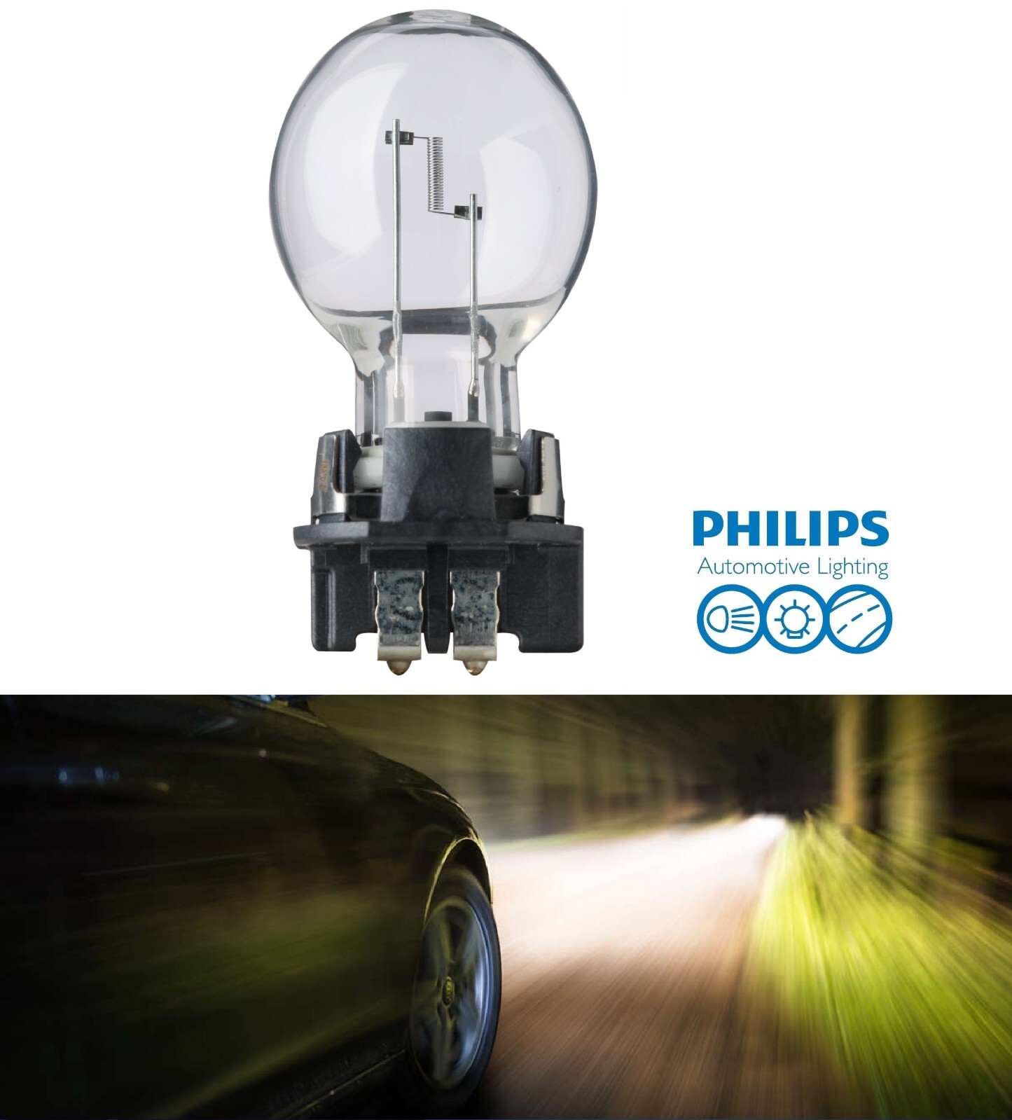Philips PW16W 12177 16W One Bulb Stop Brake Light Replacement Stock Lamp OE Fit