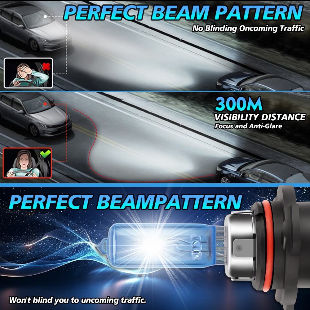 4x Halogen Headlight Bulbs 9005/9006 High/Low Beam For Lexus GS430 2001-2005