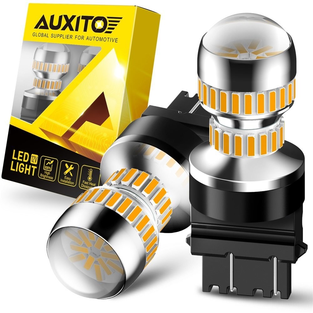 AUXITO Amber Yellow 3156 3157 LED Front Rear Turn Signal Blinker Light Bulb GUS