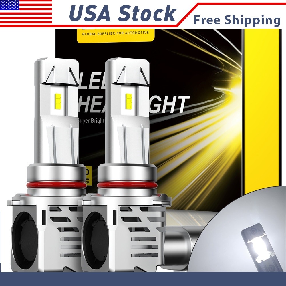 CANBUS 9005 LED Headlight Bright Bulbs HB3 Kit White 36000LM High/Low Beam 2/4x