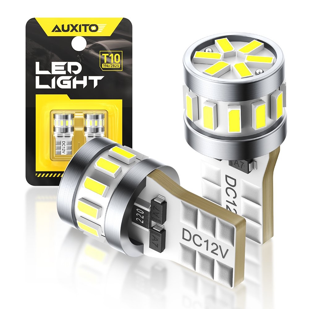 2-20X T10 W5W 194 LED License Plate Map Door Dome Trunk Light Bulb White 3014SMD
