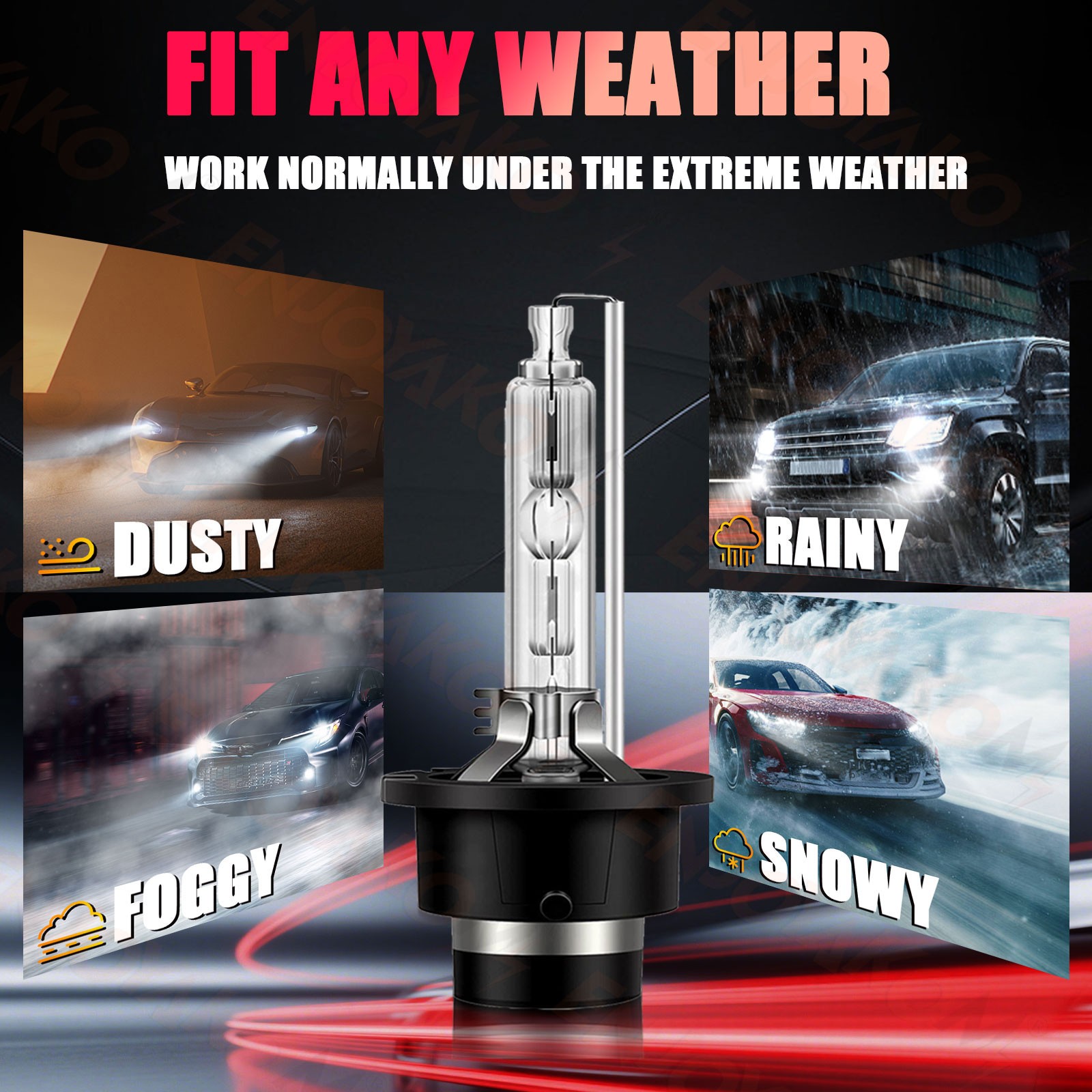 For Infiniti FX35 2003-2005 LED Headlight Fog Light Combo Bulbs Bright White HID