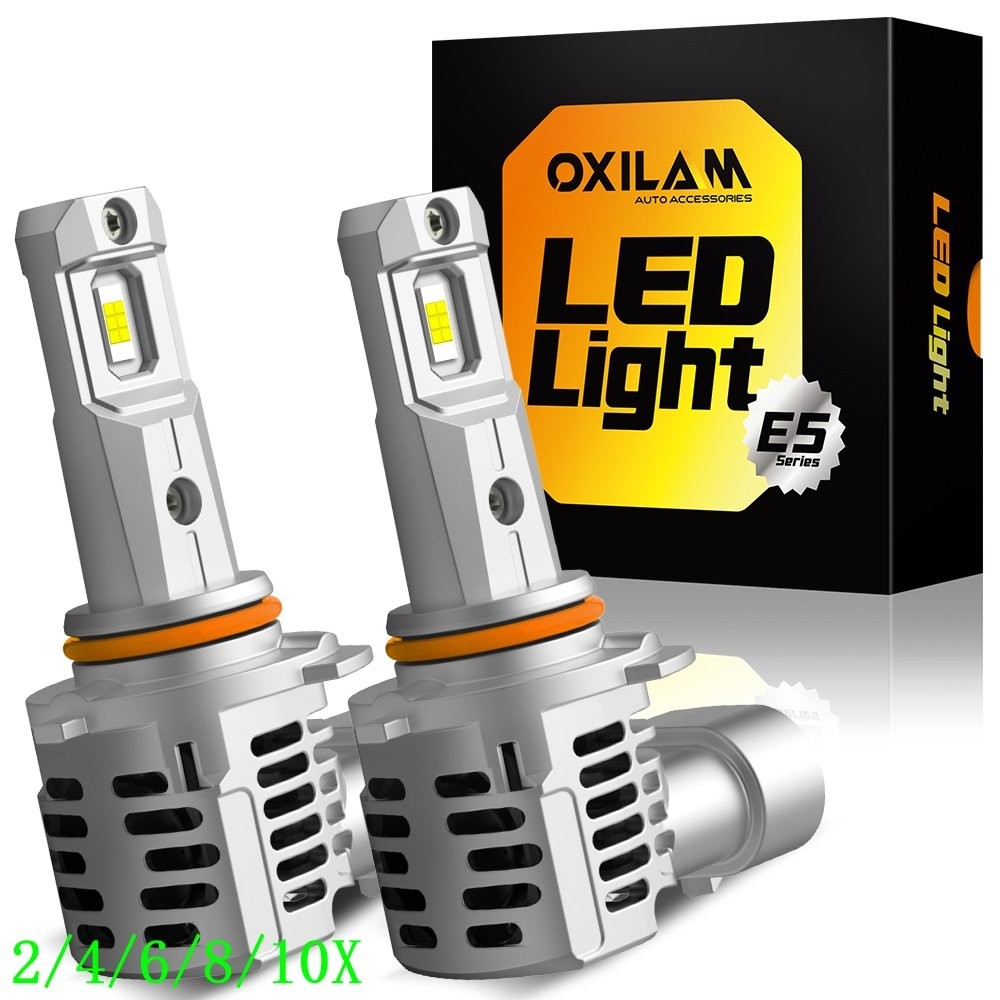 OXILAM 9005 HB3 LED Headlight Kit High Low Beam Bulb Bright 6500K Canbus 2~10X