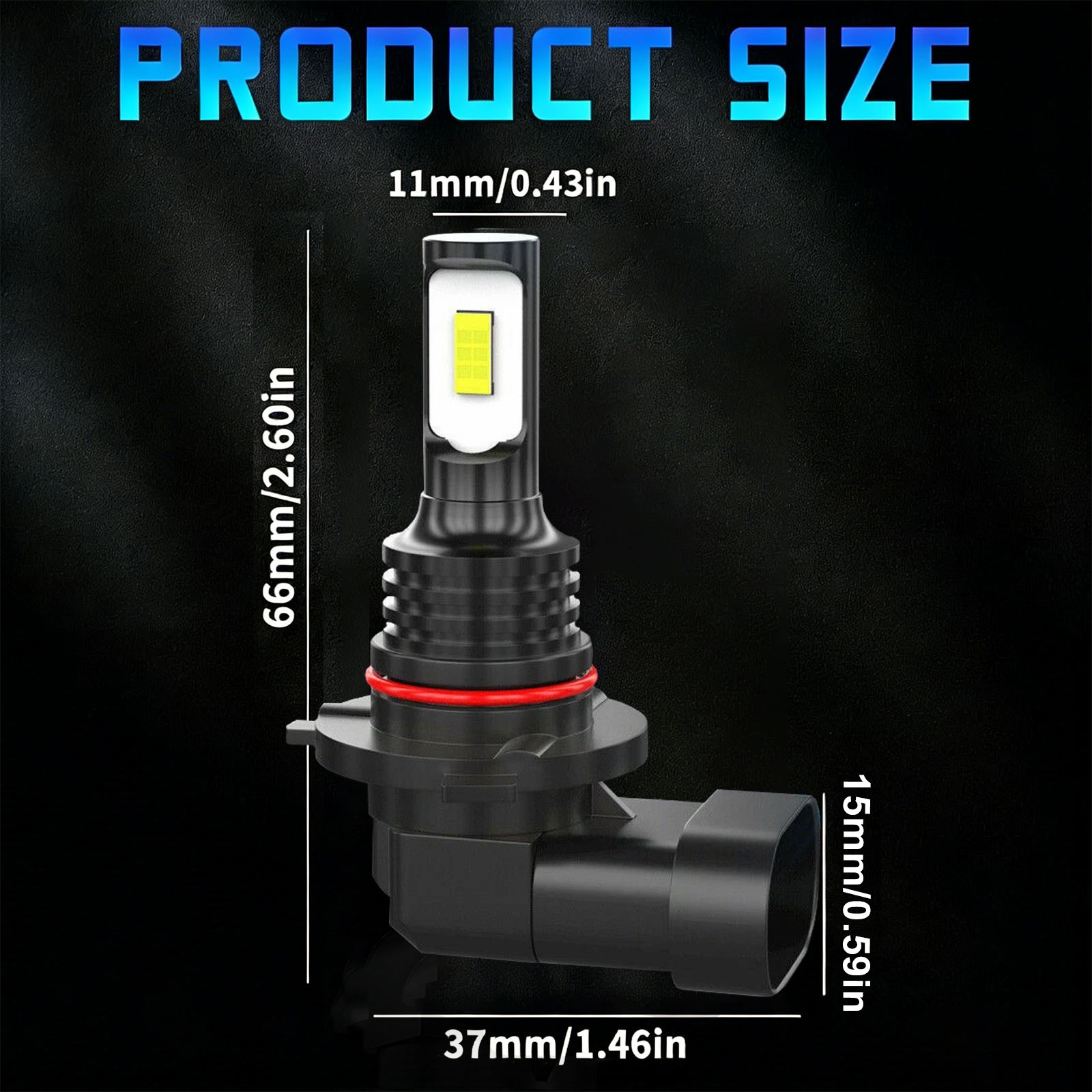 For Buick Encore 2013-2021 4X Combo LED Headlight Hi/Lo Beam Bulbs Lamp 9005+H11