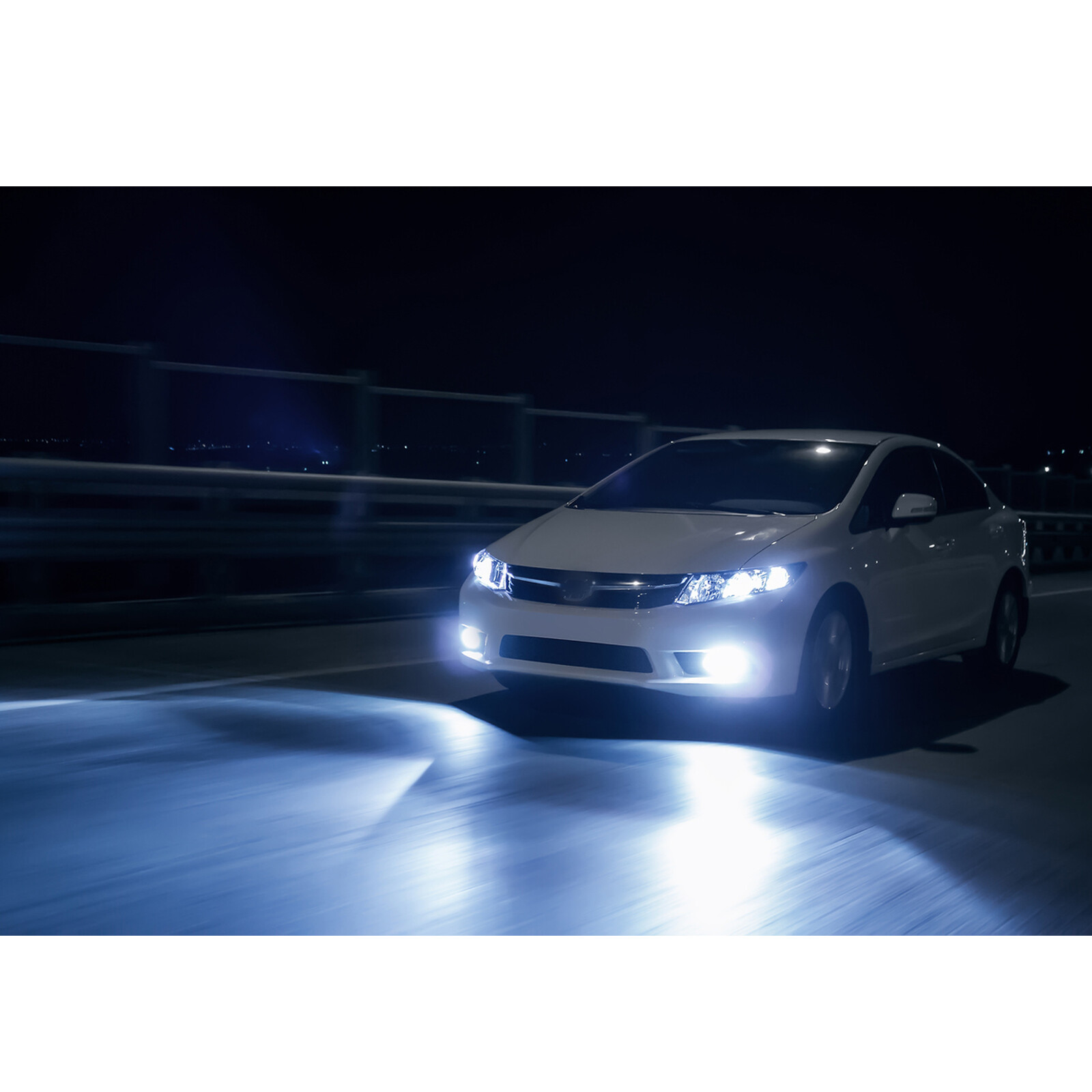 RGB Multi Color Wireless Phone Control LED Fog Light For Honda Civic 16-19 Auror