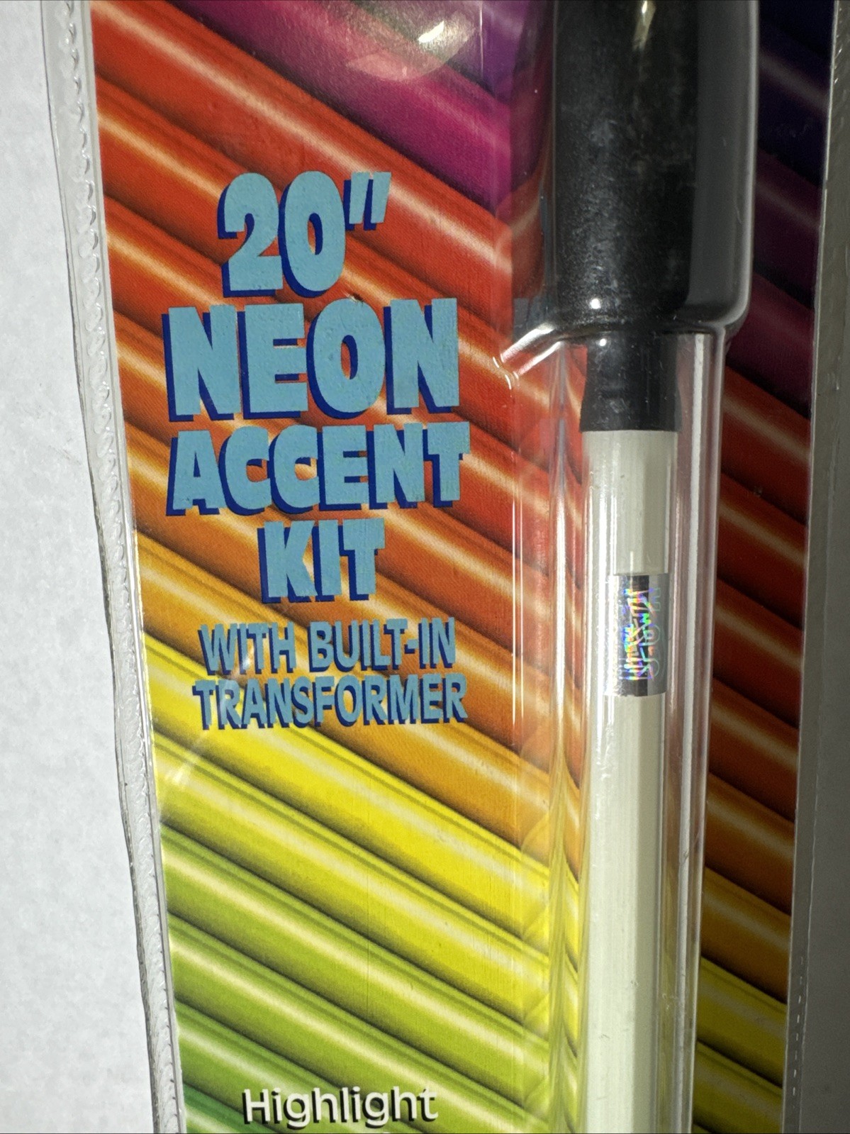 Street Glow 20” Turqoise Neon Accent Kit Tube With Built In Transformer New