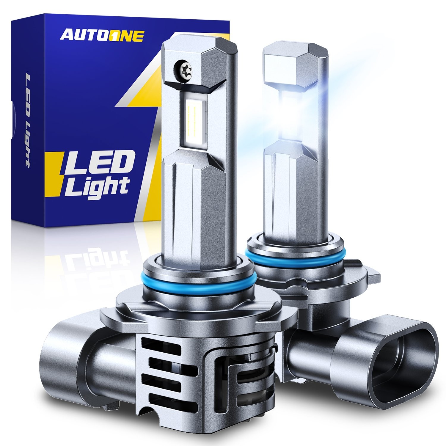 AUTOONE 9006 HB4 LED Front Fog Light Lamp Lamps Kit 24000LM 6500K Xenon White 2x