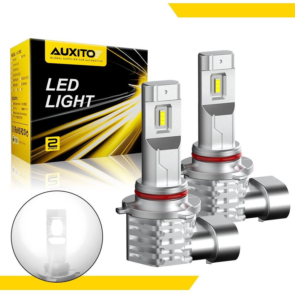 AUXITO M4 6500K White 9005 H11 9006 CSP LED High Low Beam Head Light Fog Light A