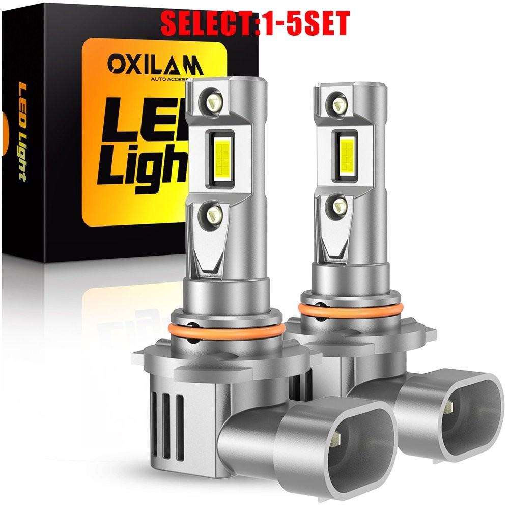 OXILAM Q36 9005 HB3 LED Headlight Bulbs High Beam 100W 6500K 20000LM White 2-10X