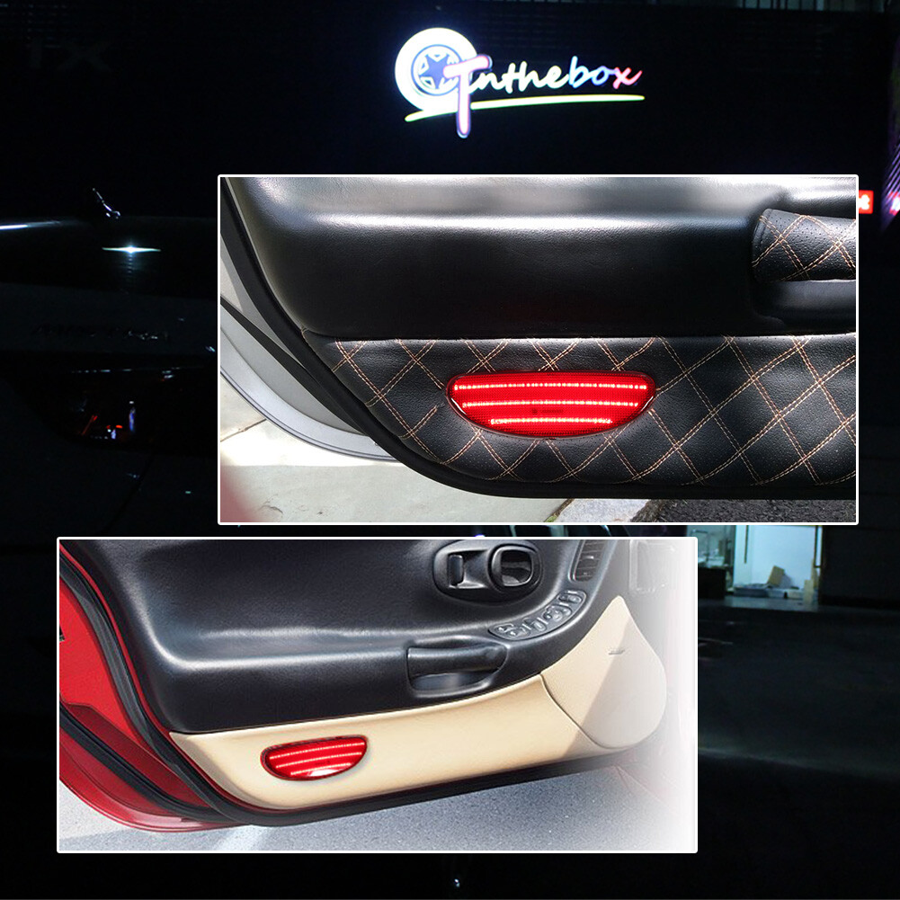 Fit Chevrolet Corvette C5 1997-2004 Inner Red LED Door Panel Reflector 10295148