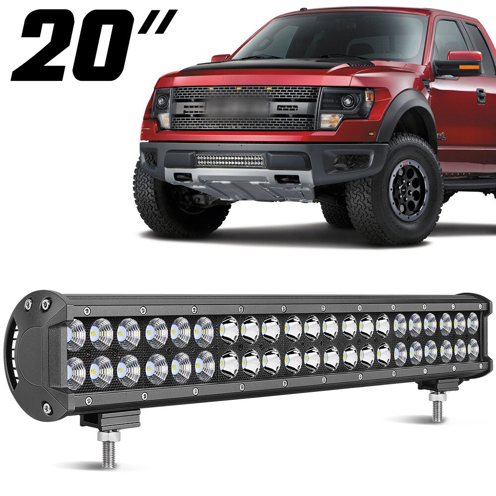 Offroad 20″ LED Lower Bumper Work Light Bar Spot Flood Driving UTV For Ford F150