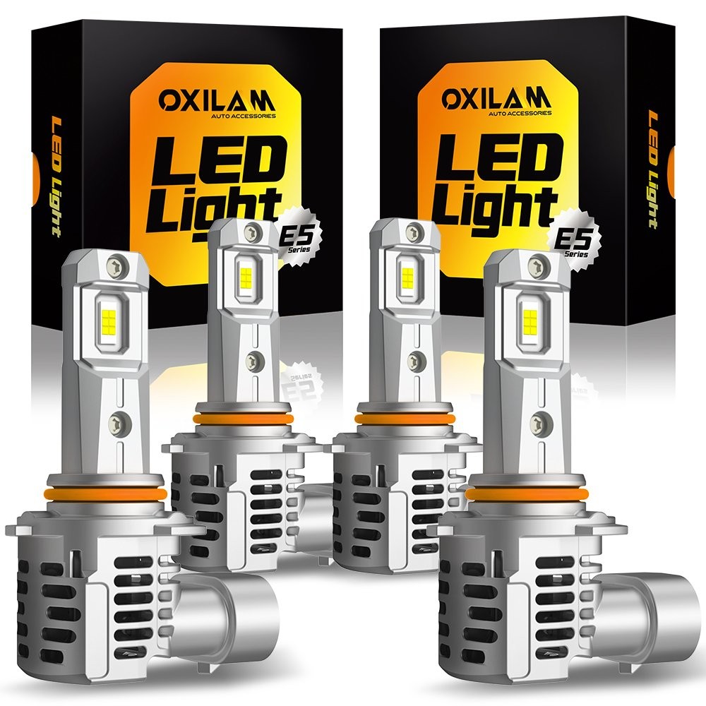 OXILAM 33000LM 9005 9006 LED Headlight High Beam Low Beam Bulb Super Bright USA
