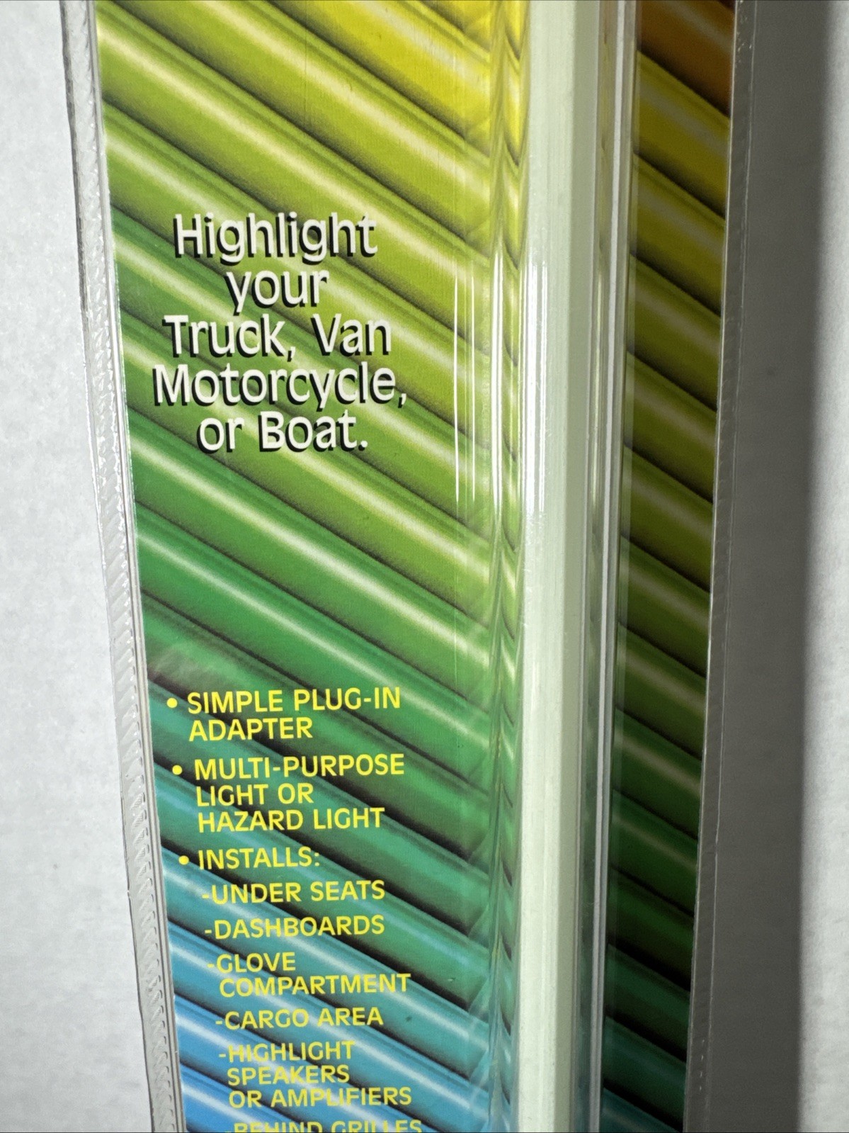 Street Glow 20” Turqoise Neon Accent Kit Tube With Built In Transformer New