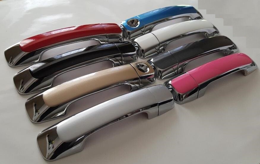Custom Black OR Chrome Door Handle Covers 2007-2021 Toyota Tundra YOU PICK CLR