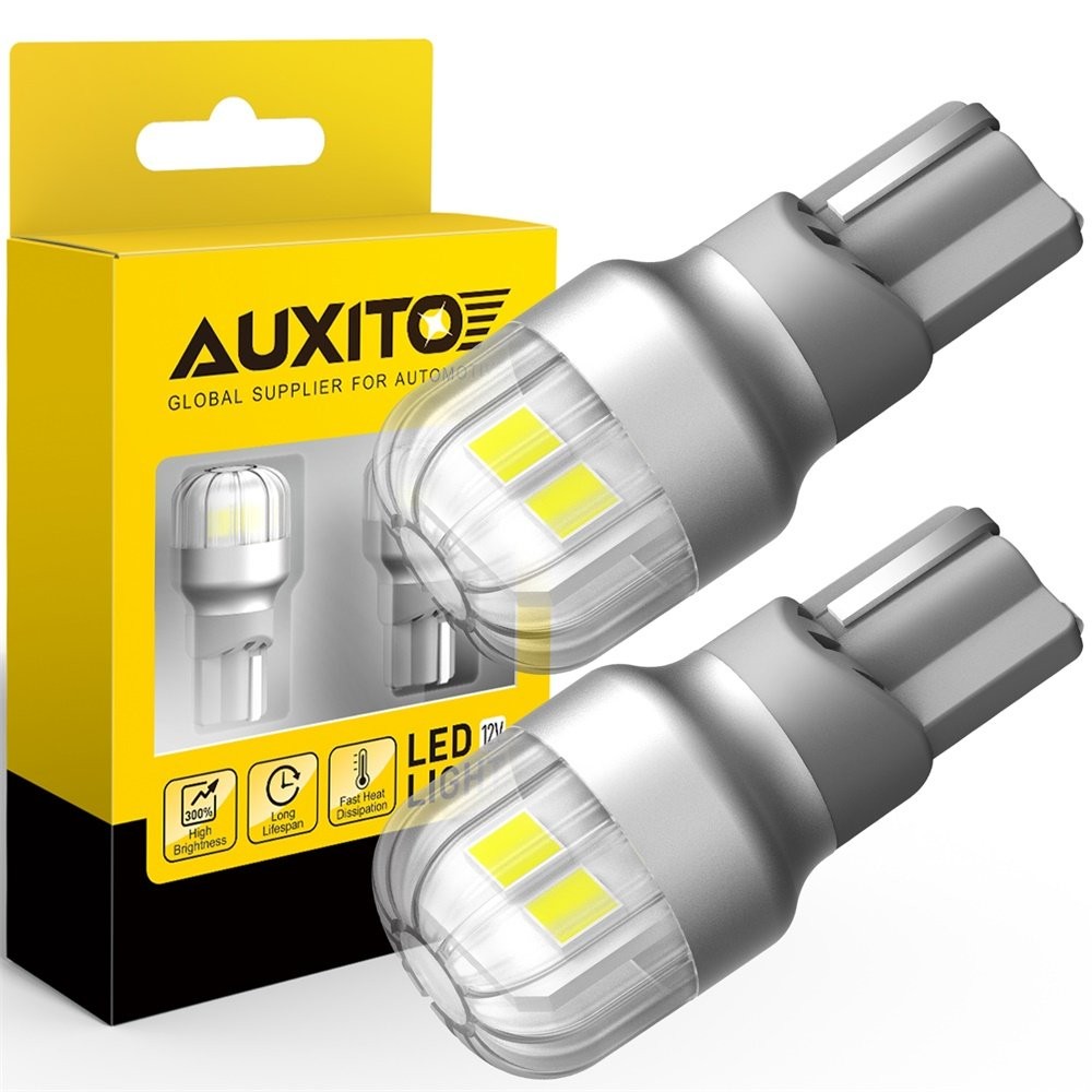 AUXITO 2x No Error T15 Car Canbus LED Xenon Backup White Reverse Light Bulb