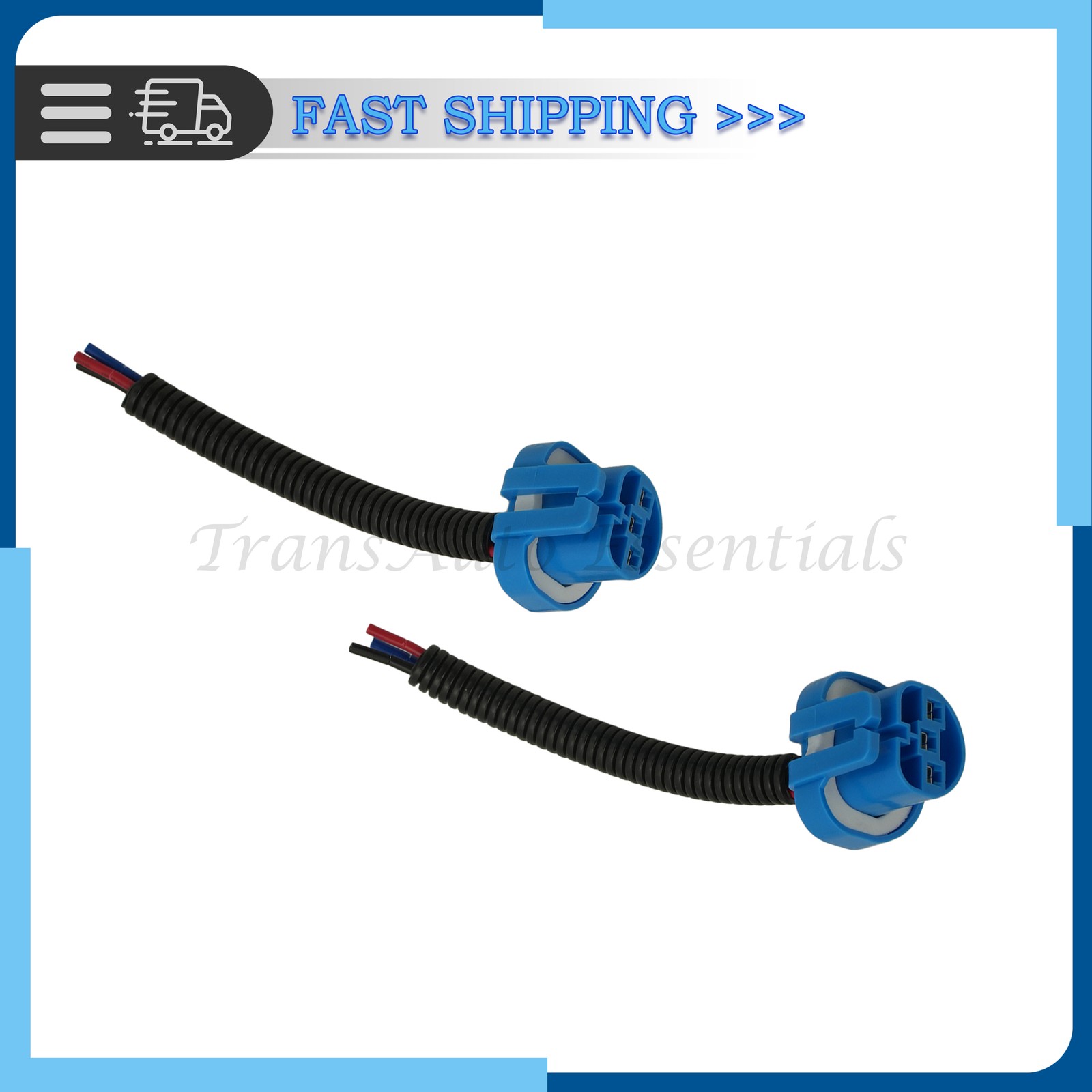Wire Pigtail Female P 9007 HB5 Plug Connector Head Light Harness Bulb Socket US