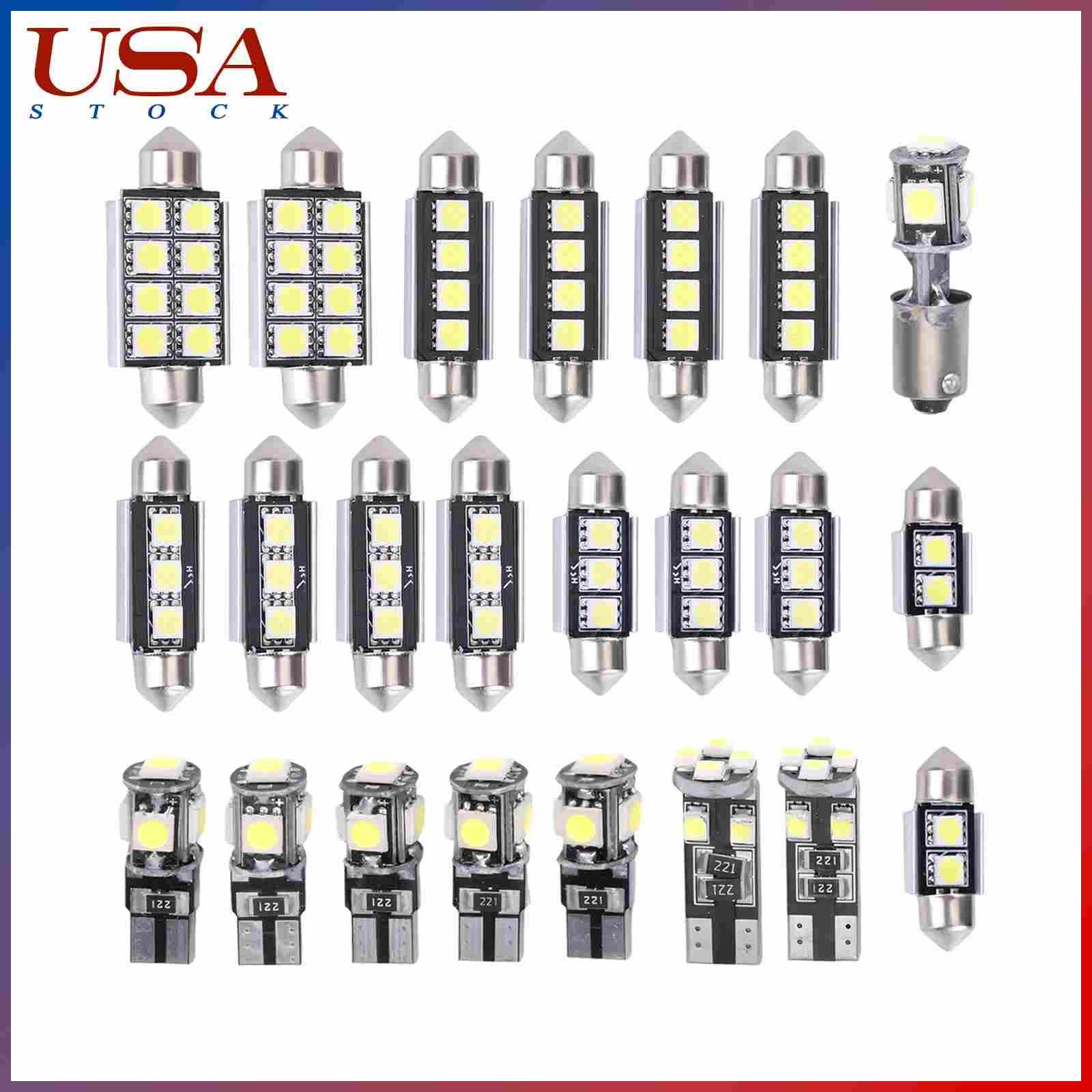 New 23 left right Car Side Marker Lights For 23Pcs LED Car Light Bulb Kit Set