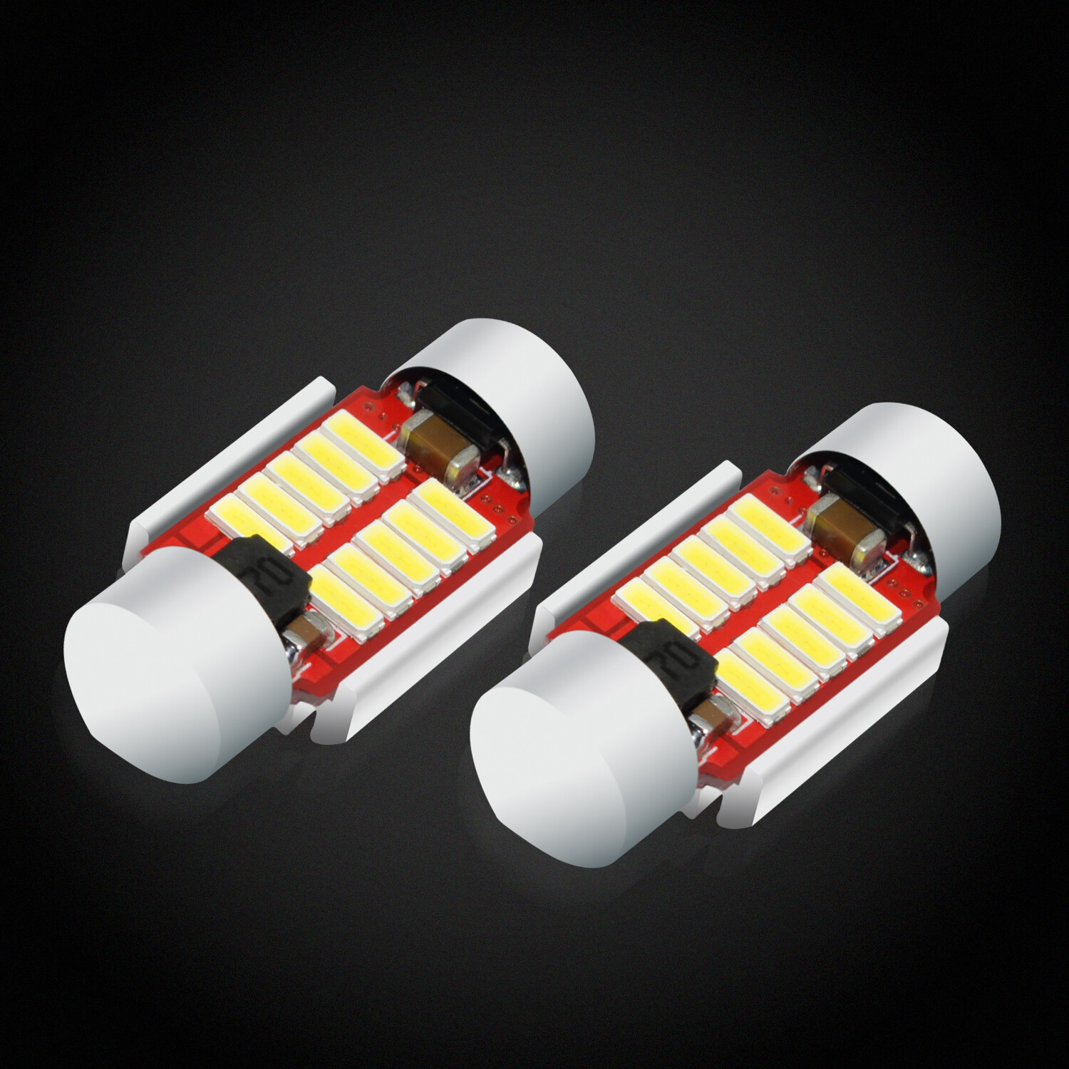 LED White Interior 3rd Row Dome Light Bulbs for AllNew Hybrid 2021 Toyota Sienna