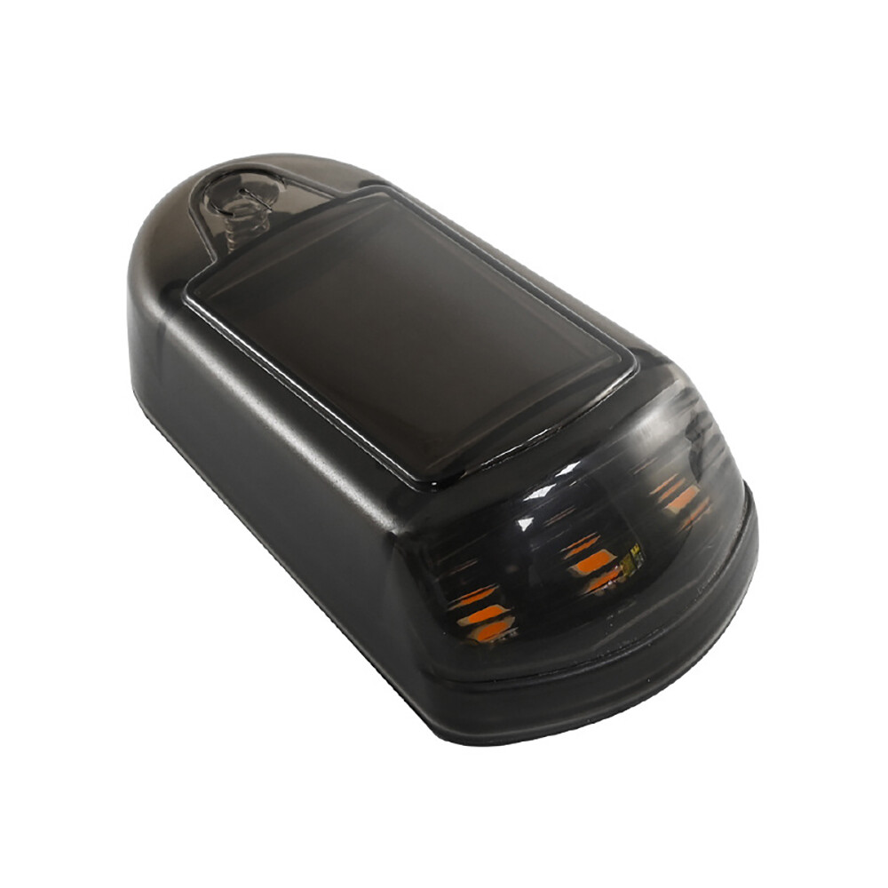 5X LED Cab Lights Solar Powered Wireless Amber Marker For Peterbilt 326 379 389