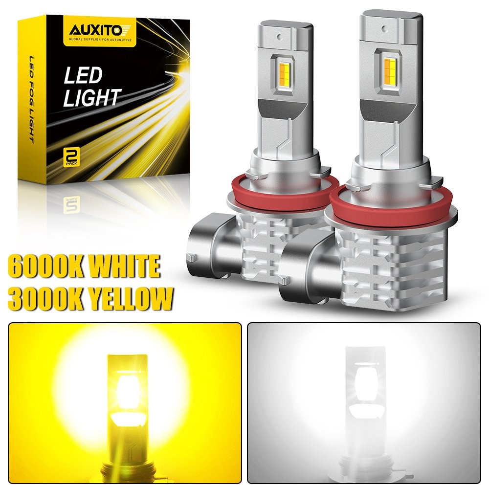 AUXITO White/Yellow H11 H8 H9 LED Fog Light Daytime running light Headlight New