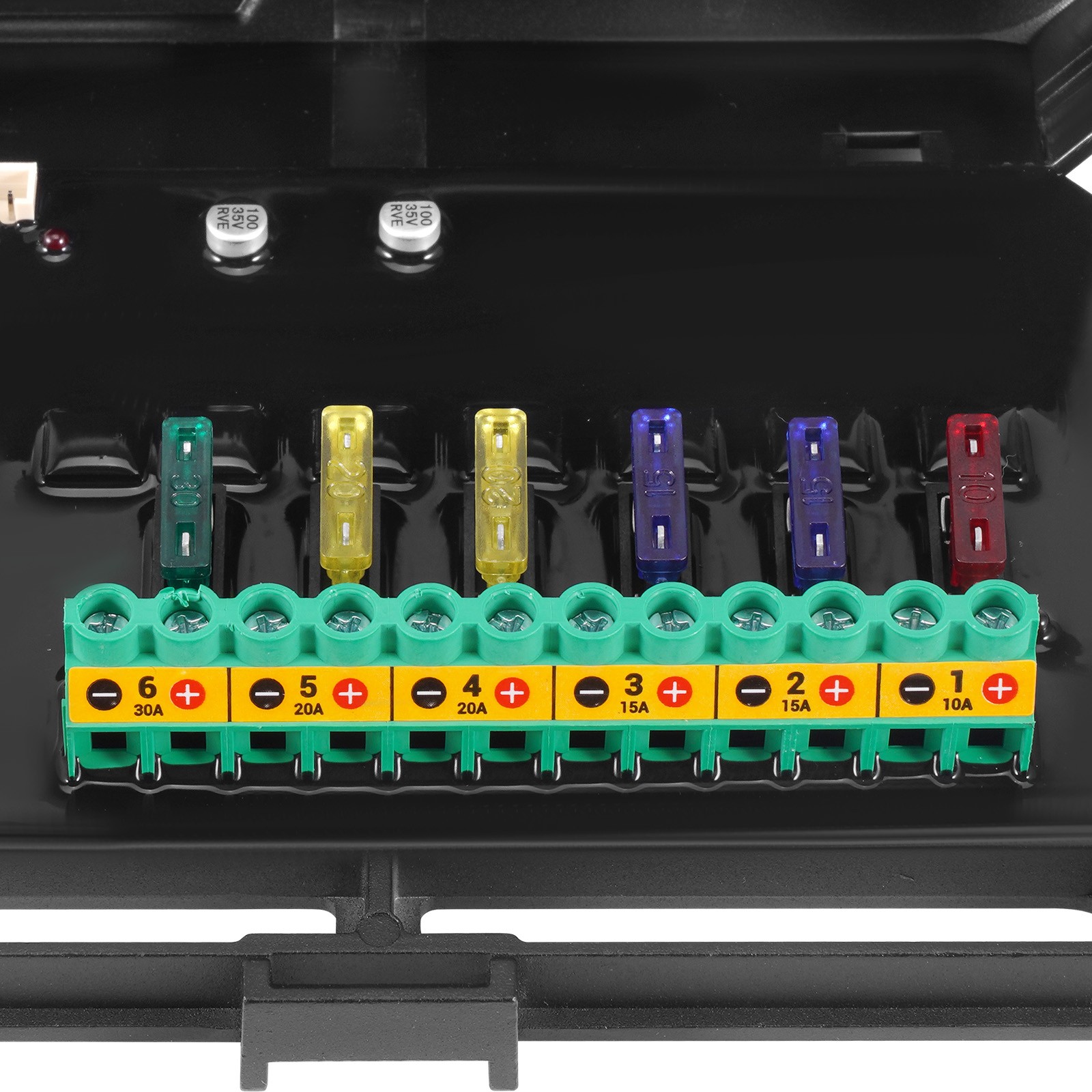 Touch Switch Panel RGB For Truck SUV UTV ATV Boat 6 Gang 60A Aluminum Housing