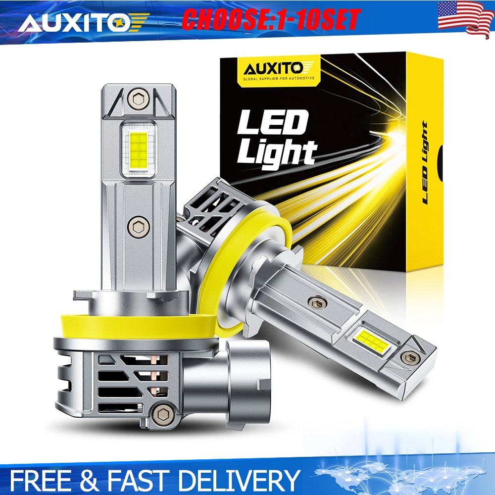 H11 H8 LED Headlight Bulbs Waterproof High/Low Beam 6500K Super Bright 2-20X