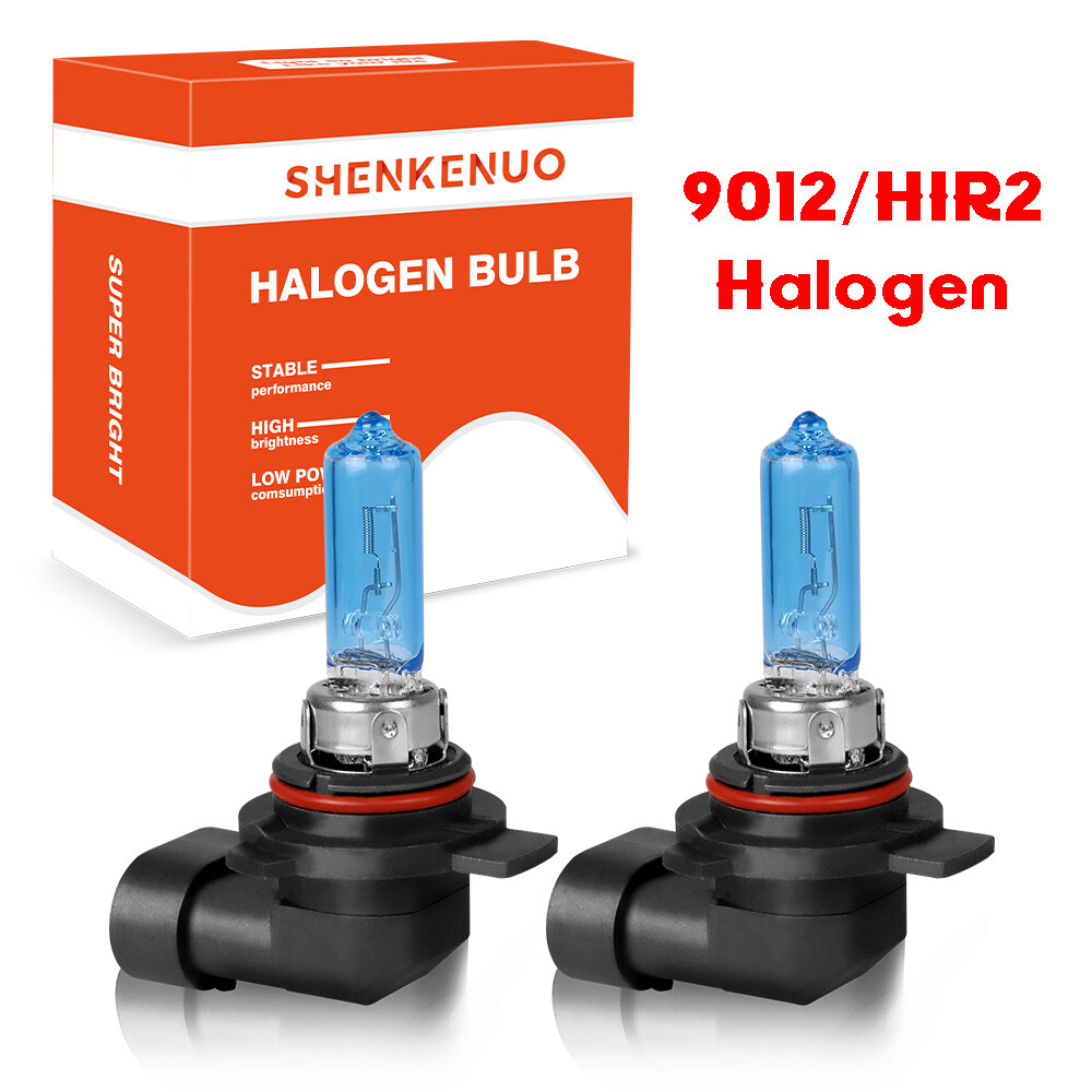 2x 9012 HIR2 Halogen Headlight Bulbs Conversion Kits High Low Beam 4200K Bulbs