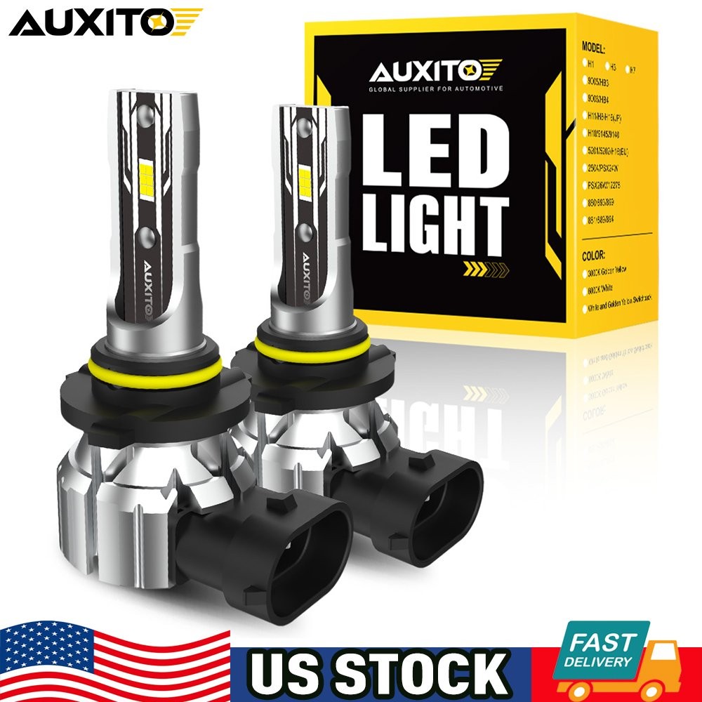 AUXITO 9006 LED Headlight Low Beam Bulb Conversion Kit White Bright 80000LM