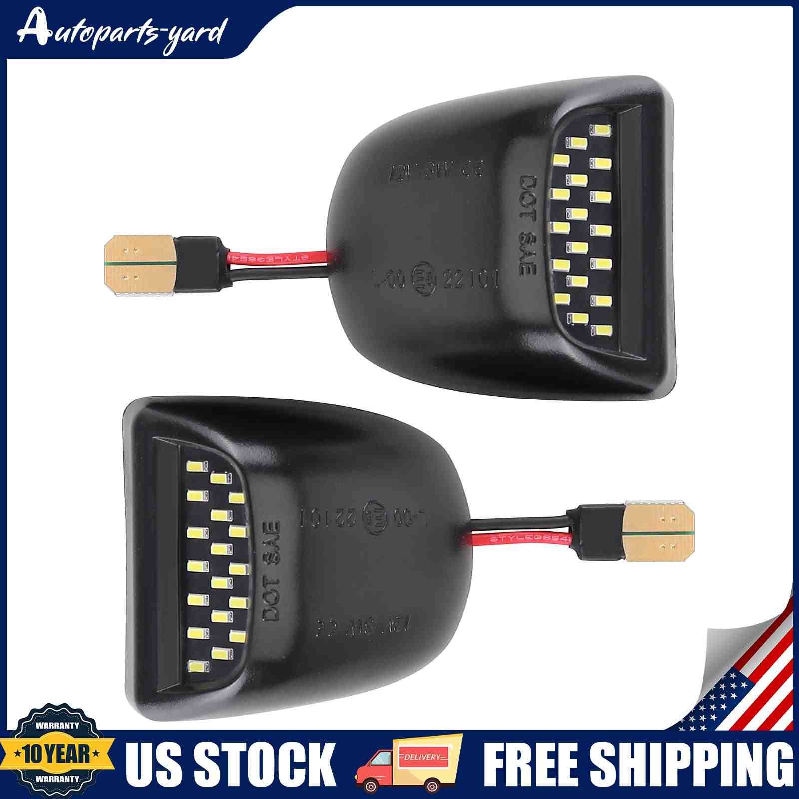 2x New Car License Plate Light Fit For Chevrolet Pickup Truck US Stock