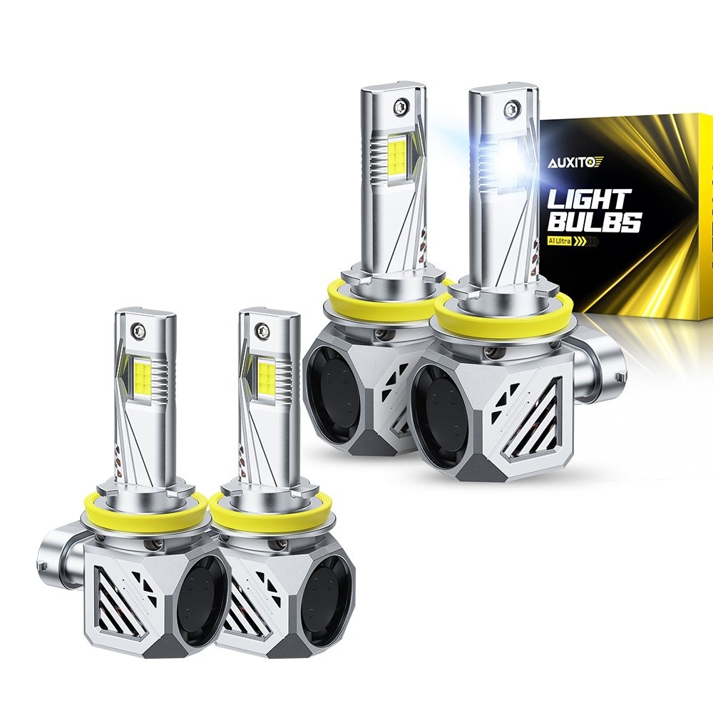 AUXITO H9 H11 H8 Combo LED Headlight High Low Beam Bulbs 6500K Cool White 4-20X