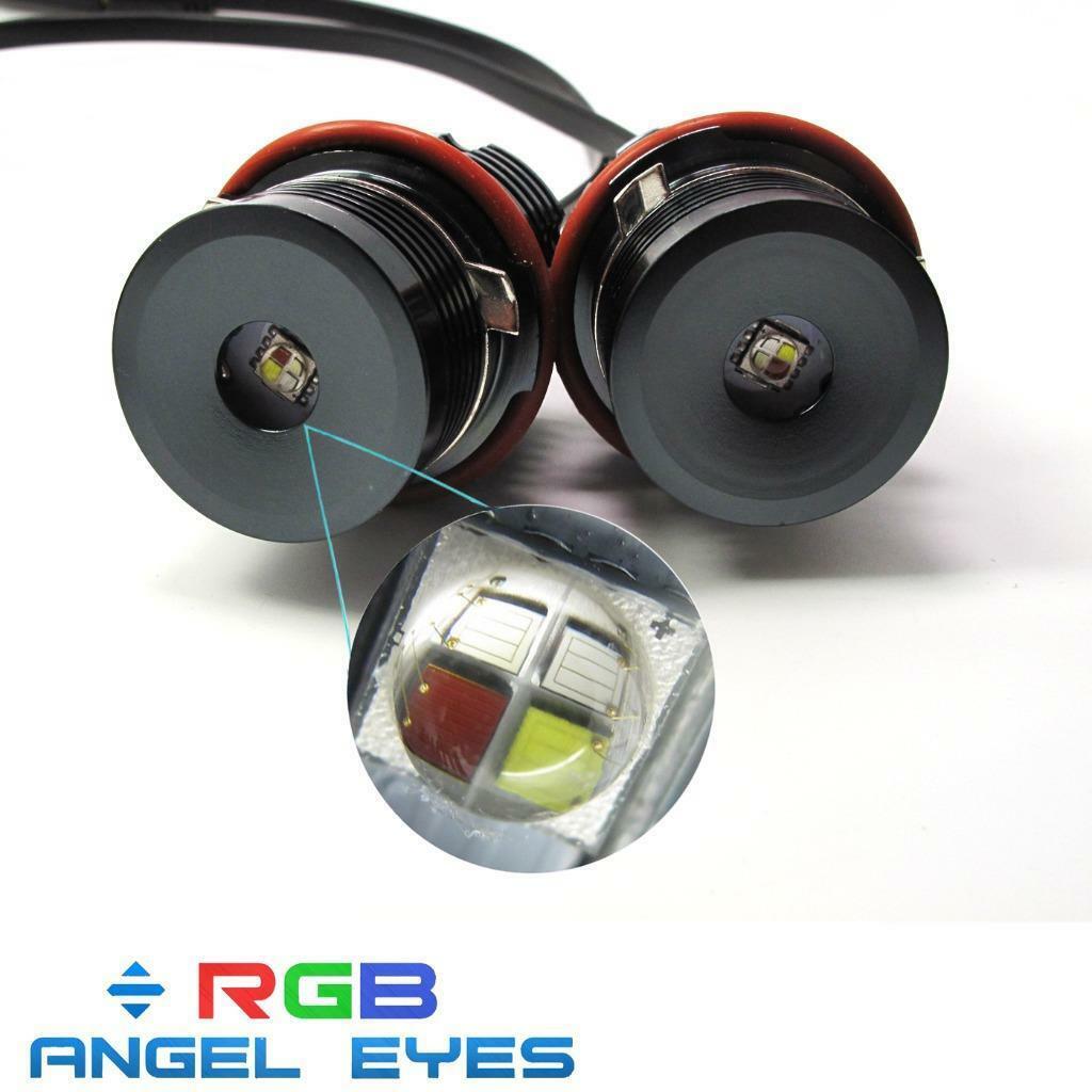 2pcs RGB Phone Control WIFI Halo Angel Eyes LED For BMW 525i 530i 650i 745i