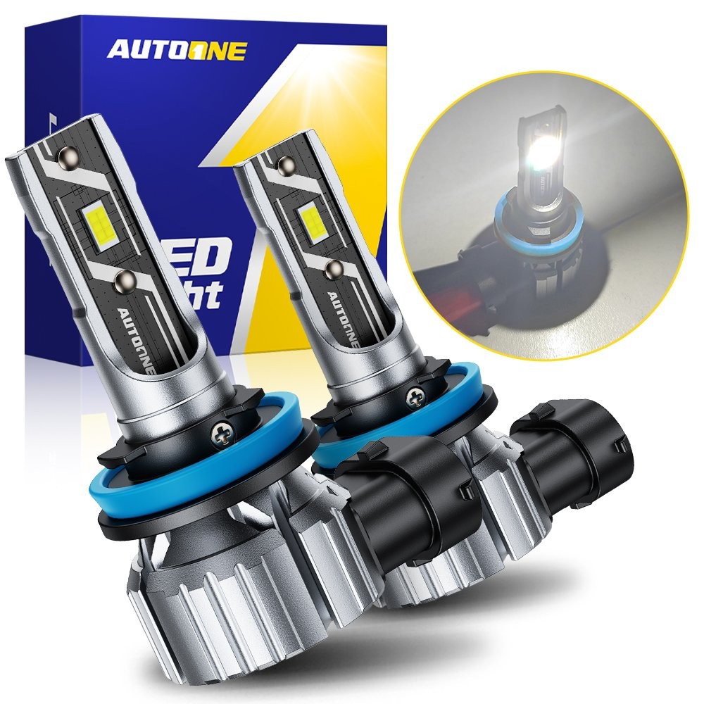 AUTOONE H11 LED Bulbs Headlight Low Beam 6500K Super Bright Plug Play 1:1 EAAE