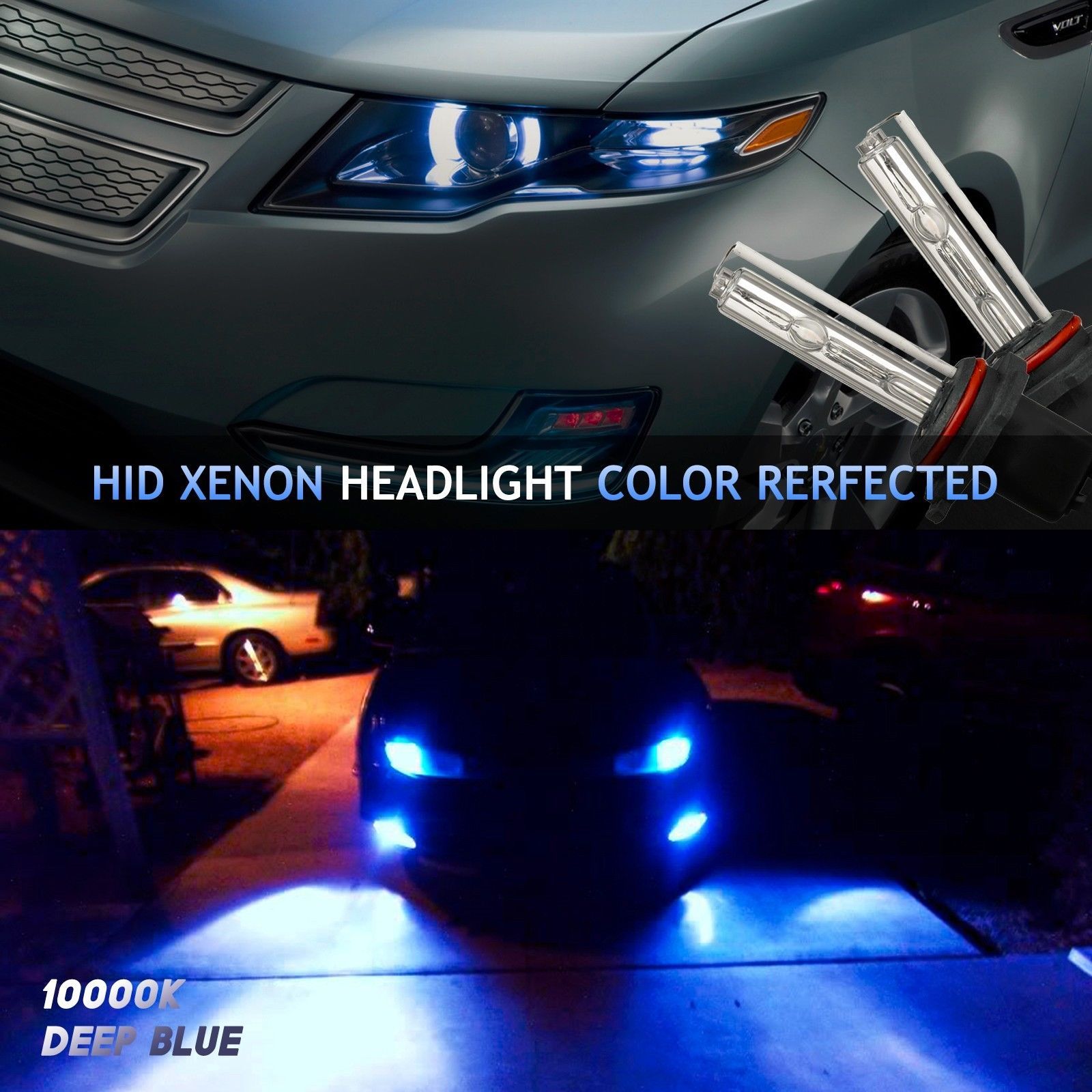 XENTEC AC 35w HID Kit 9005 9006 H1 H3 H4 H7 H10 H11 H13 H16 5202 6000K 5K Xenon