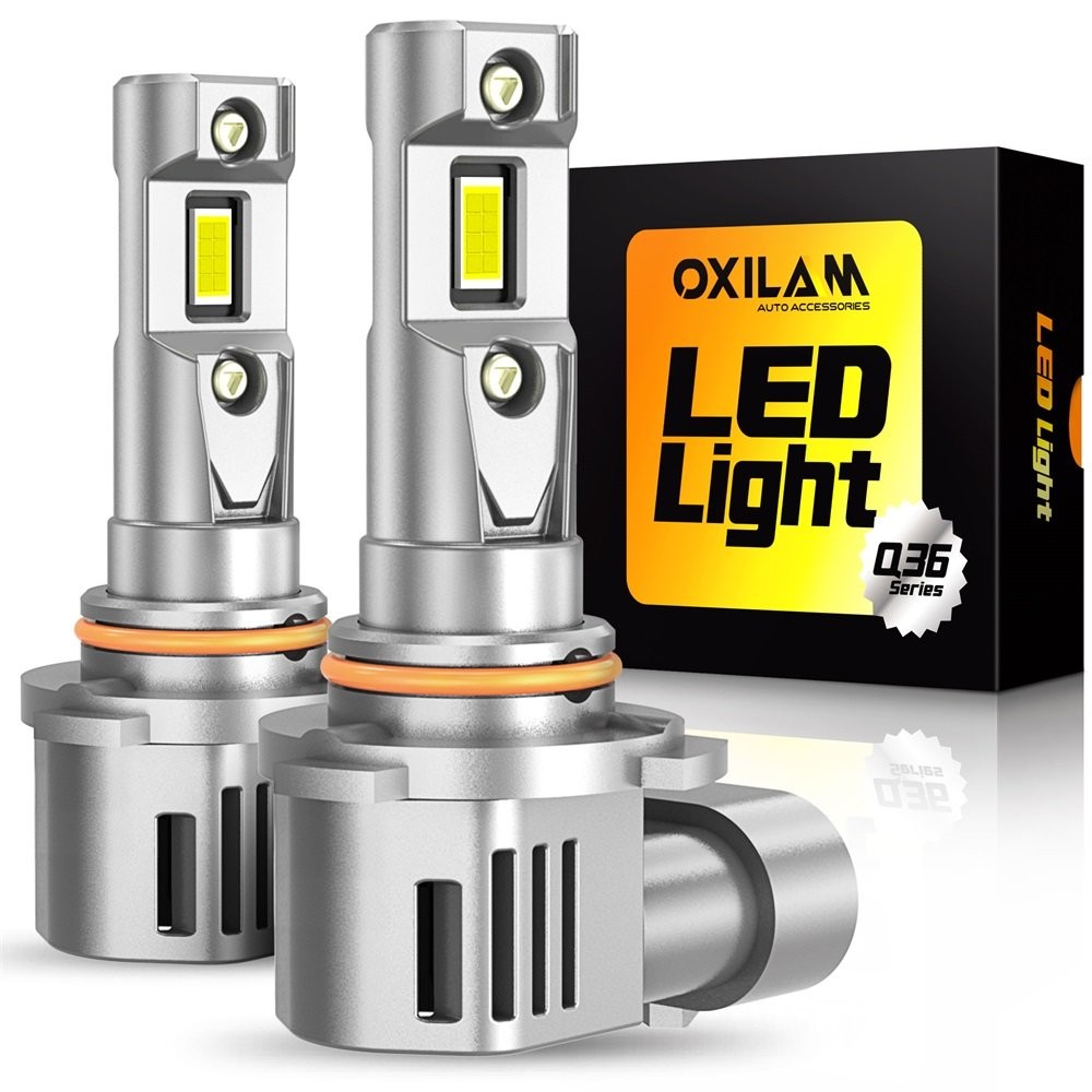 OXILAM 9005 HB3 LED Bulbs High Low Beam 20000LM 100W 6500K White Upgrade 2-10X
