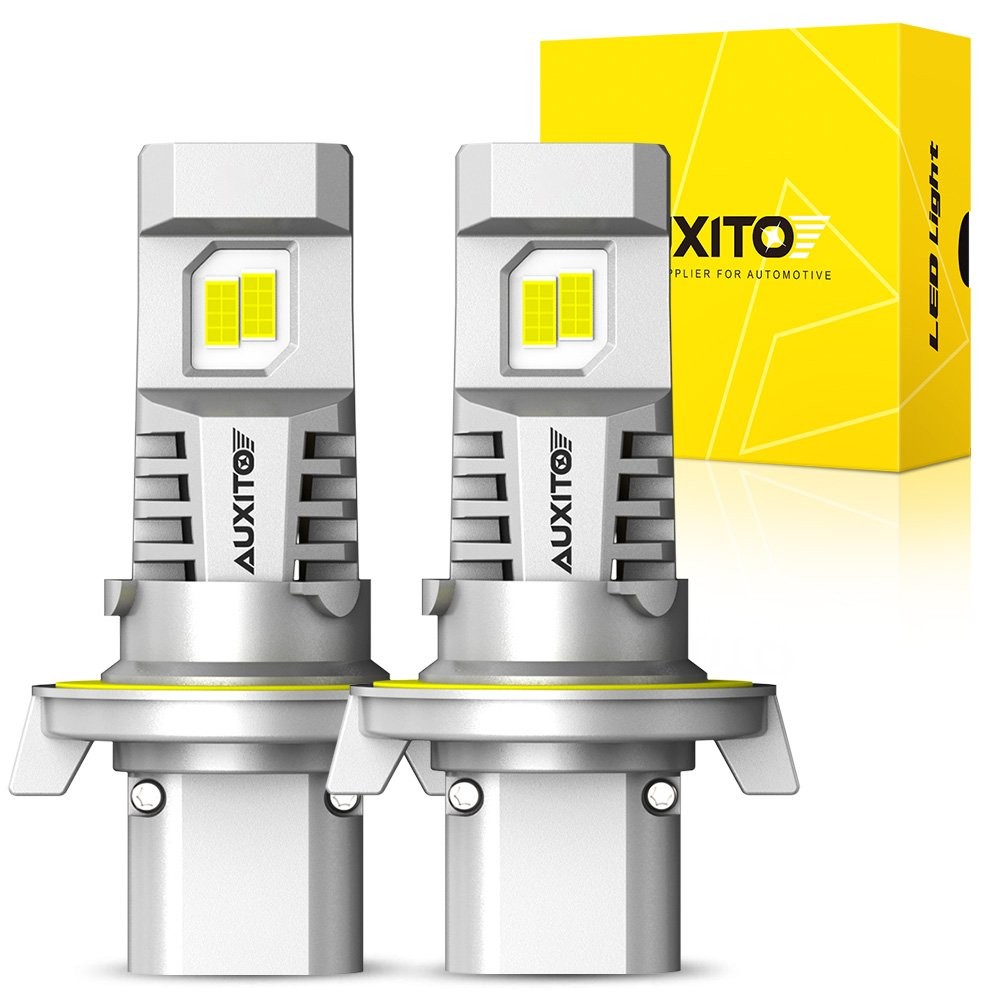 2X Canbus H13 9008 LED Headlight Bulbs Low High Beam Super Bright 30000LM White