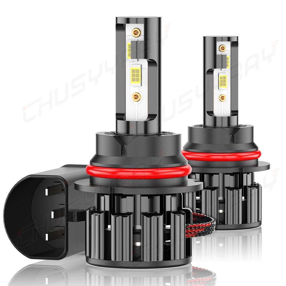 For Nissan Pathfinder 2005-12 6000K 2X 9007 LED Headlight Hi/Lo Beam Bulbs Kit