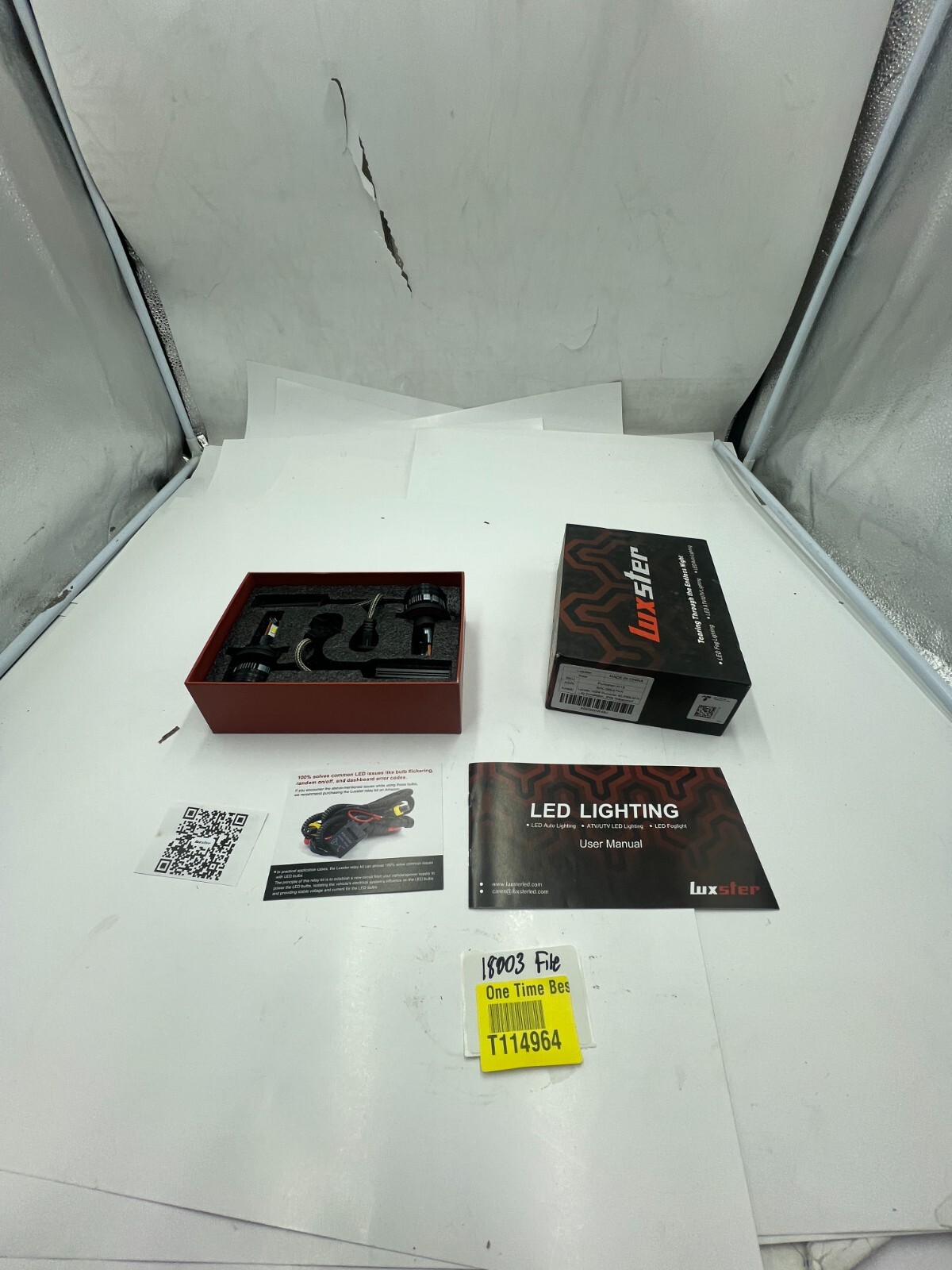 (QTY 2) Luxster ‎Punisher-H13 40,000LM H13 2024 LED Bulb IP68 Waterproof