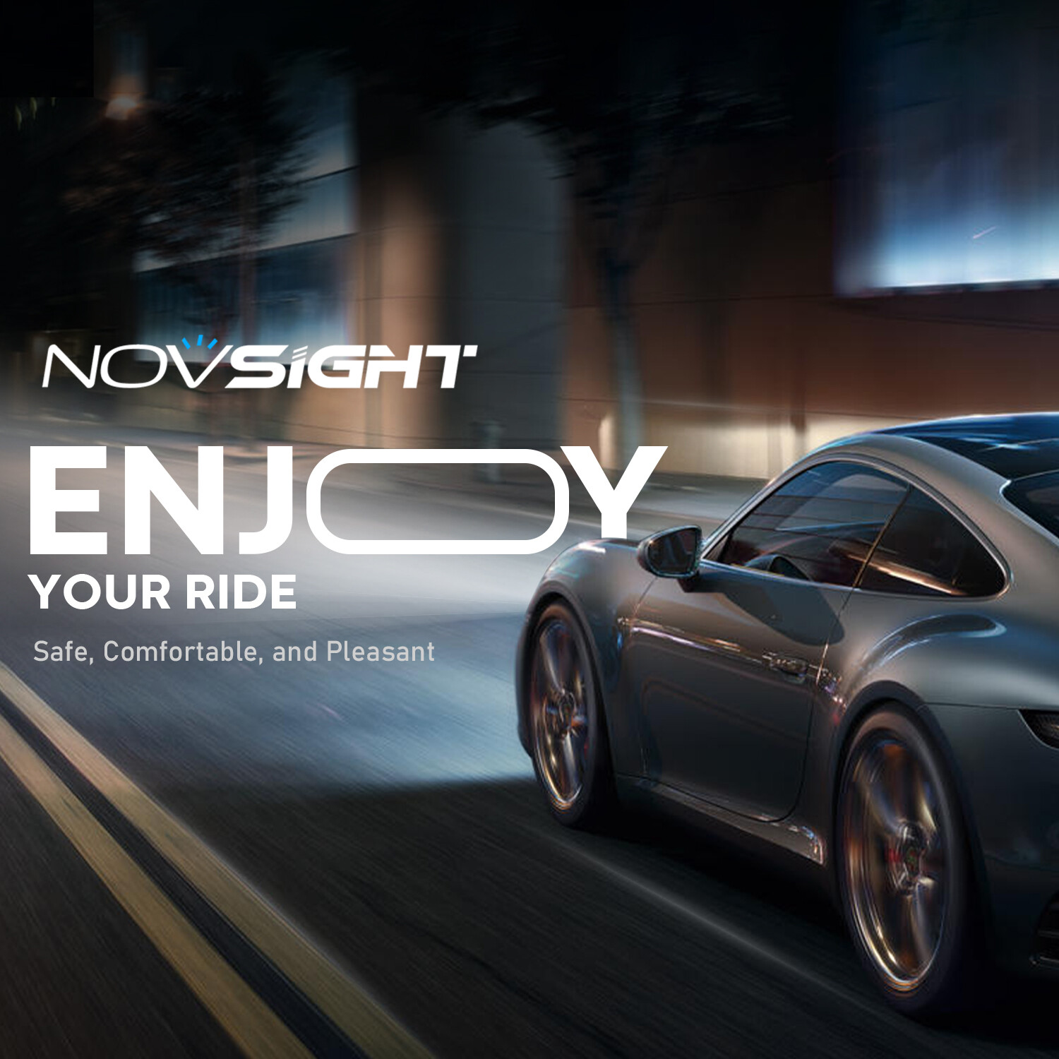 NOVSIGHT 9005 HB3/H11 H8 LED Headlight Bulbs High Low Beam 6500K 12000LM 9-32V