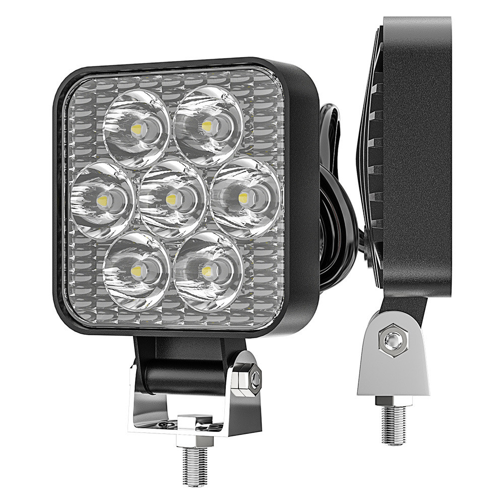 2PCS 48W 2.5″ Mini LED Work Light Truck OffRoad Tractor Lights Lamp 12V Square